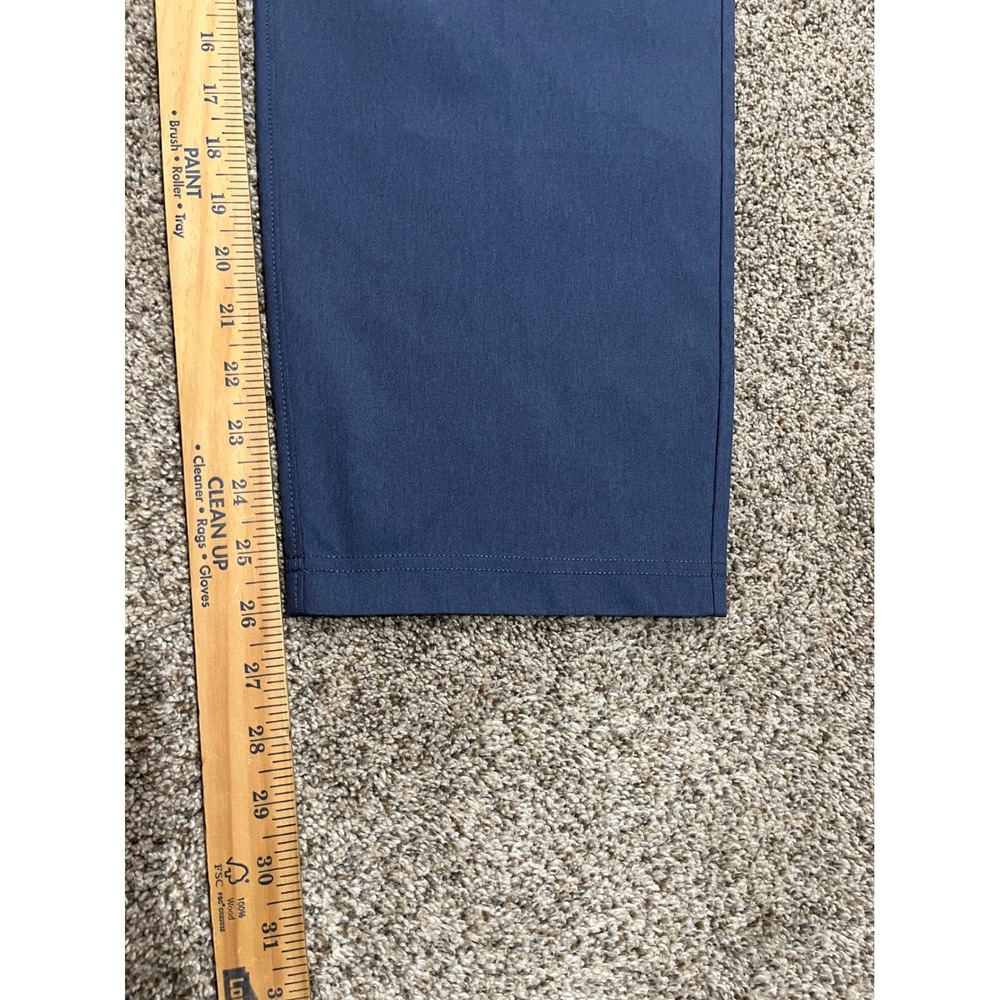 Public Rec All Day Every Day Pants Mens 38/28 Slate Blue Performance Trousers - Picture 6 of 10
